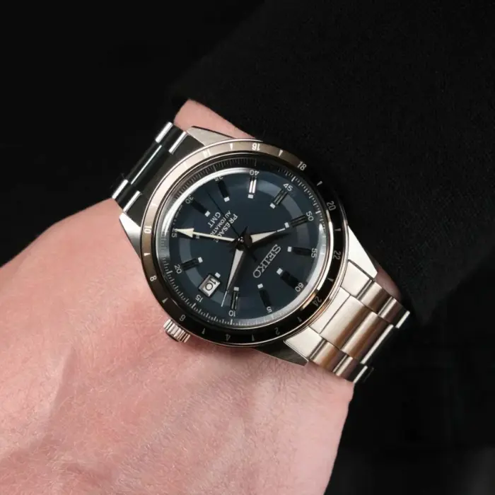Seiko Presage Automatisk Blå/Stål 40.8 mm SSK009J1