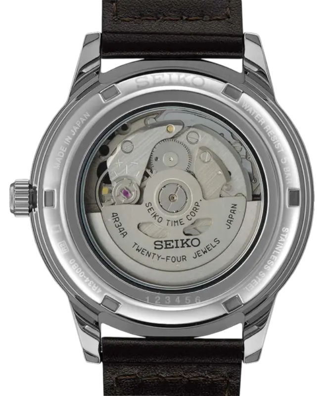 Seiko Presage Automatisk Brun/Läder 40.8 mm SSK013J1