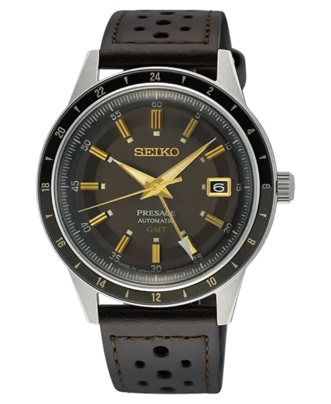 Seiko Presage Automatisk Brun/Läder 40.8 mm SSK013J1