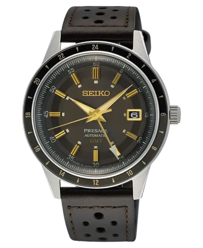 Seiko Presage Automatisk Brun/Läder 40.8 mm SSK013J1