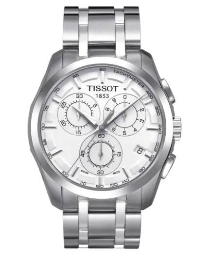 Tissot Couturier herrklocka med silverfärgad urtavla i rostfritt stål T035.617.11.031.00