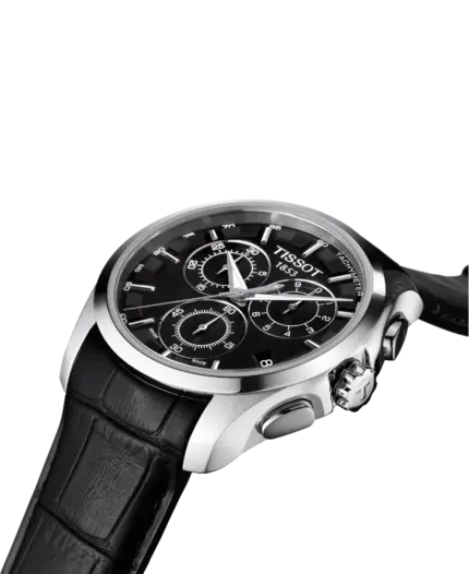 Tissot T-Trend Couturier Svart/Läder 41 mm T035.617.16.051.00