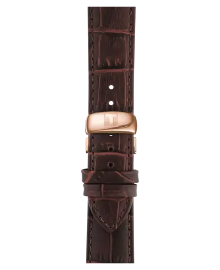 Tissot Tradition Blå/Läder 42 mm T063.610.36.047.00