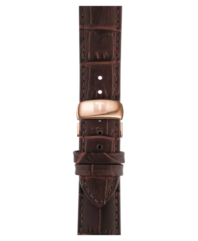 Tissot Tradition Blå/Läder 42 mm T063.610.36.047.00