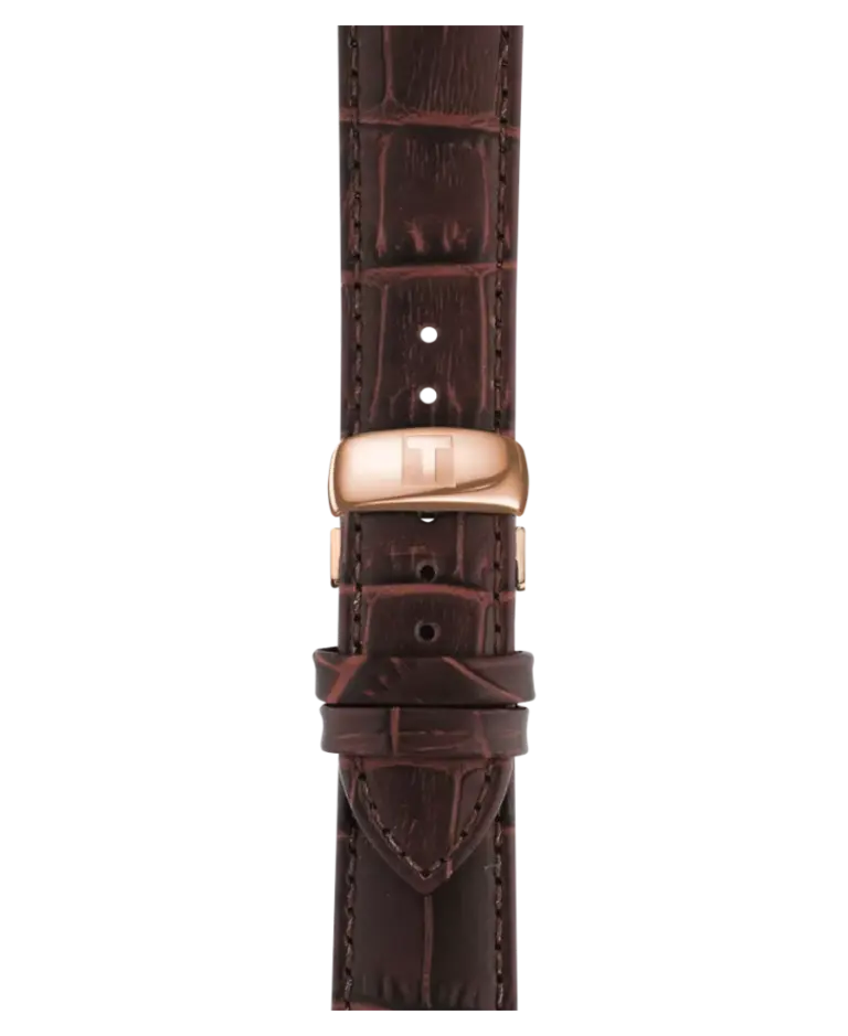 Tissot Tradition Blå/Läder 42 mm T063.610.36.047.00
