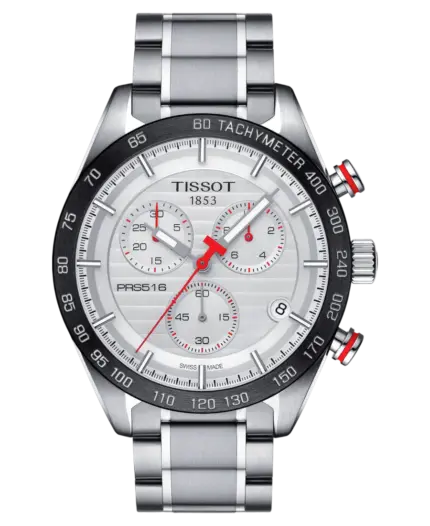 Tissot PRS Silverfärgad/Stål 42 mm T100.417.11.031.00