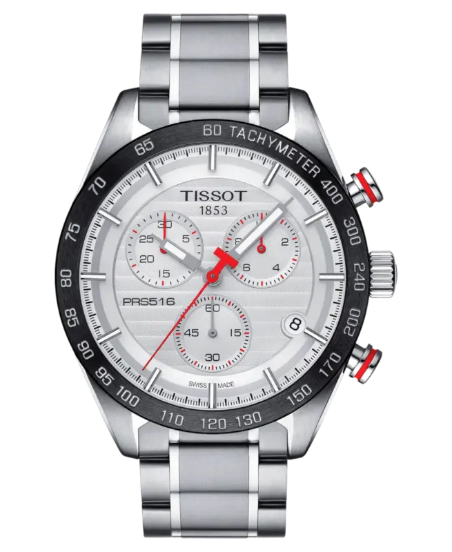 Tissot PRS Silverfärgad/Stål 42 mm T100.417.11.031.00