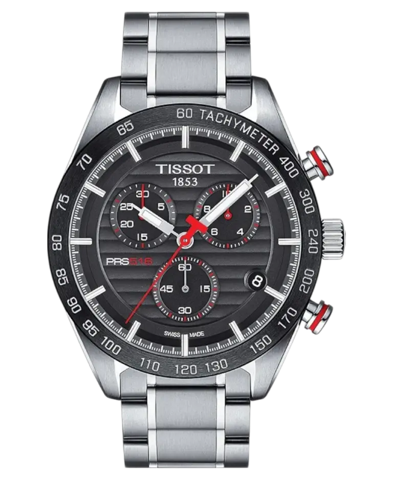 Tissot PRS 516 Svart/Stål 42 mm T100.417.11.051.01