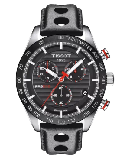 Tissot T-Sport Svart/Läder 42 mm T100.417.16.051.00