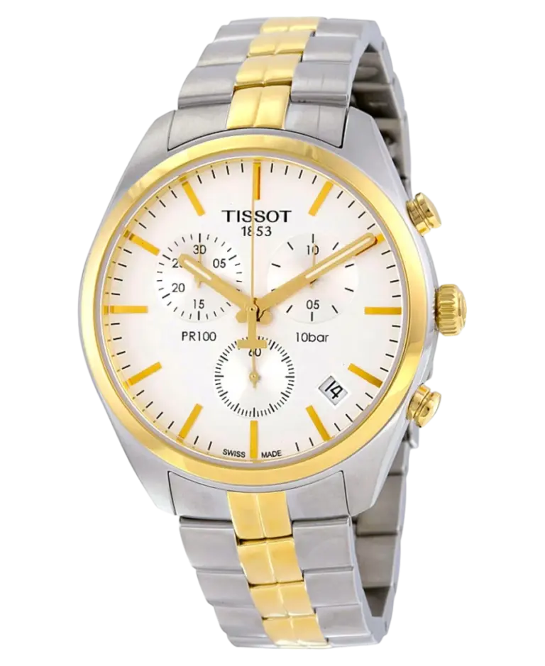 Tissot PR 100 Chronograph Gent Silverfärgad/Stål 41 mm T101.417.22.031.00