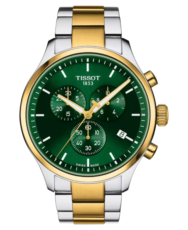 Tissot T-Sport Grön/Gulguldtonat stål 45 mm T116.617.22.091.00