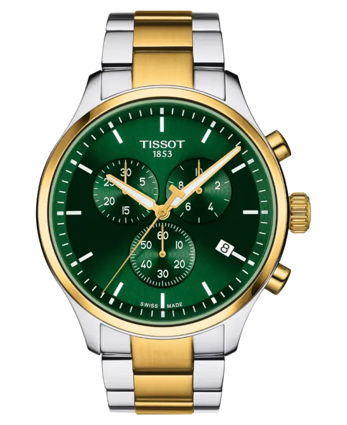 Tissot T-Sport Grön/Gulguldtonat stål 45 mm T116.617.22.091.00