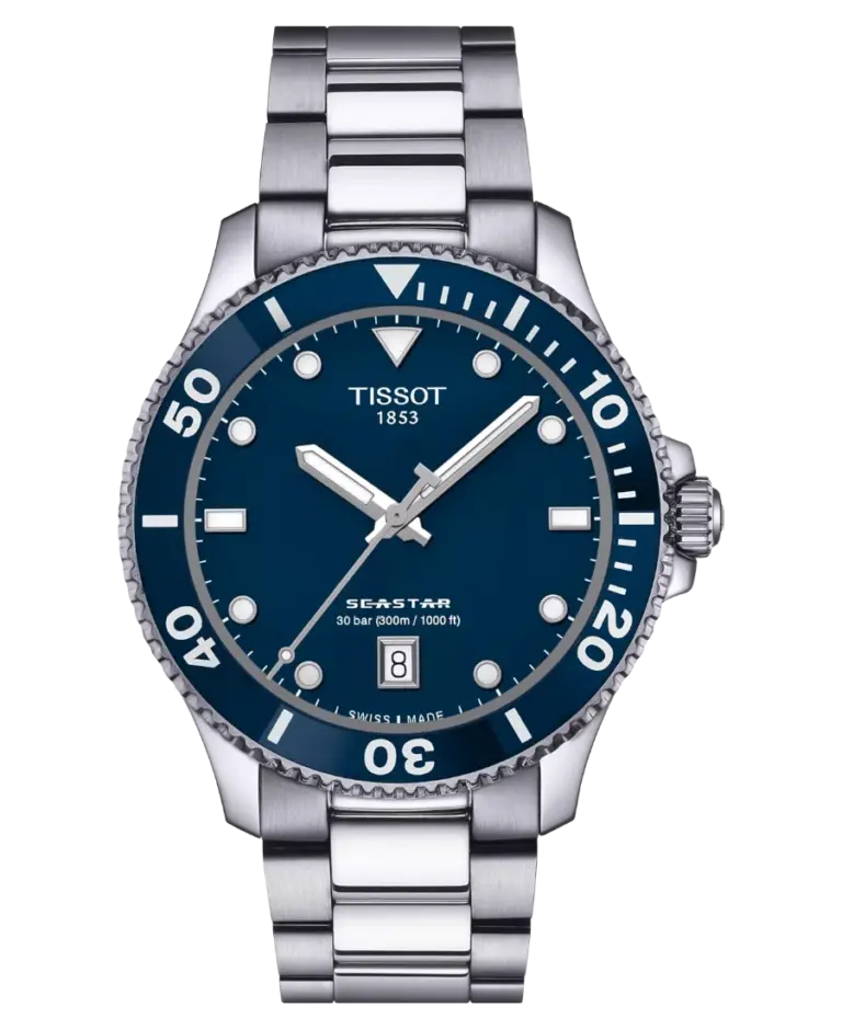 Tissot Seastar 1000 Chronograph Blå/Stål 40 mm T120.410.11.041.00