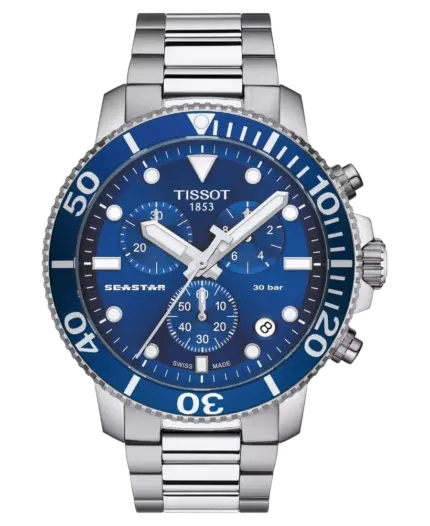 Tissot Seastar 1000 Chronograph Blå/Stål 45,5 mm T120.417.11.041.00