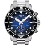 Tissot Seastar 1000 Chronograph Blå-svart (tonad)/Stål 45.5 mm T120.417.11.041.01