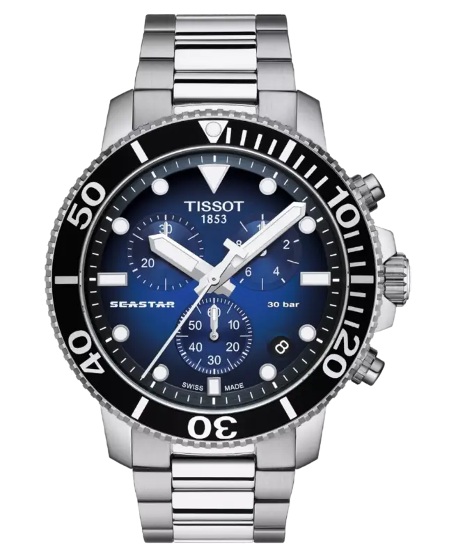 Tissot Seastar 1000 Chronograph Blå/Svart 45,5 mm T120.417.11.041.01