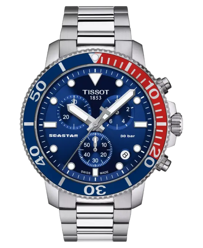 Tissot Seastar 1000 Quartz Chronograph Blå 45,5 mm T120.417.11.041.03