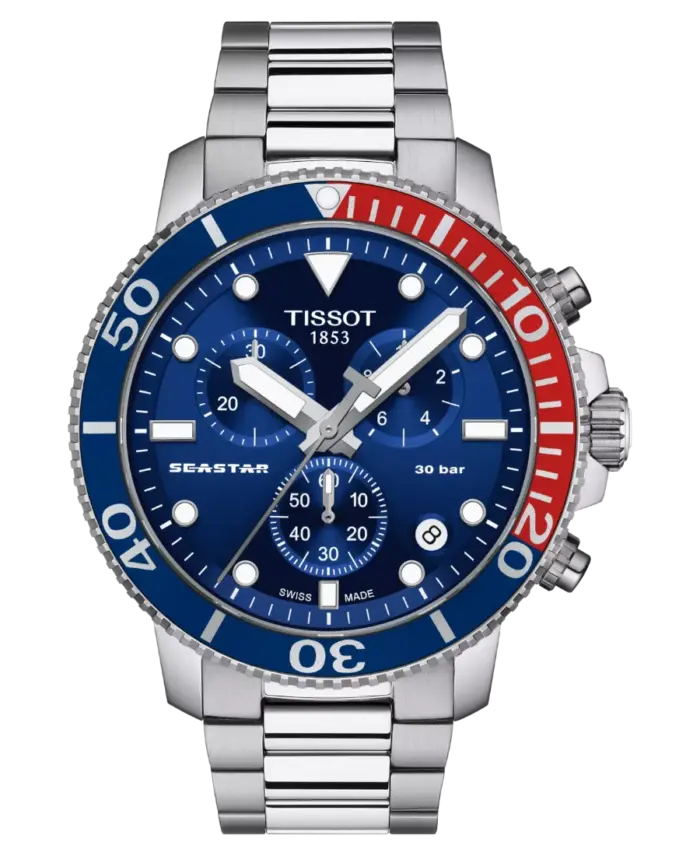 Tissot Seastar 1000 Quartz Chronograph Blå 45,5 mm T120.417.11.041.03