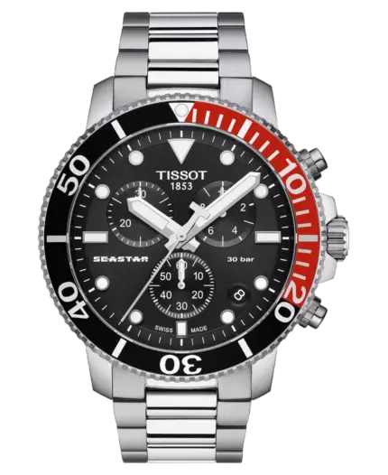 Tissot Seastar 1000 Chronograph Svart 45,5 mm T120.417.11.051.01
