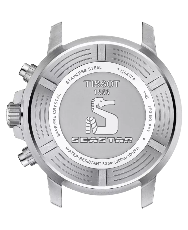 Tissot Seastar 1000 Chronograph Graderad blå-svart/Gummi 45.5 mm T120.417.17.041.00