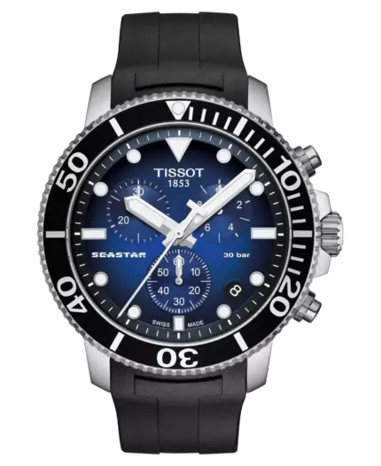 Tissot Seastar 1000 Chronograph Blå/Svart 45,5 mm T120.417.17.041.00