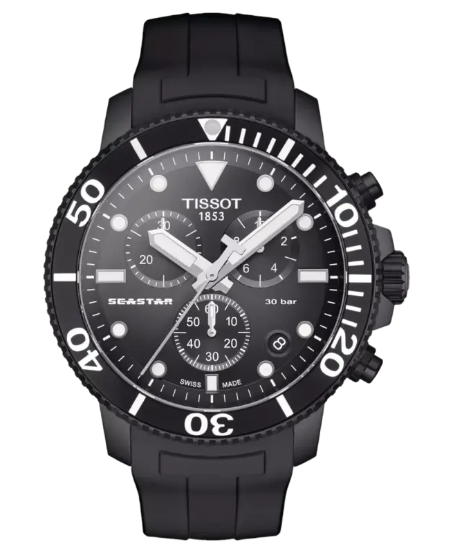 Tissot Seastar 1000 Chronograph Svart PVD 45,5 mm T120.417.37.051.02