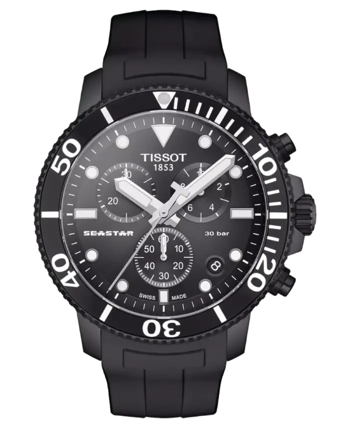 Tissot Seastar 1000 Chronograph Svart PVD 45,5 mm T120.417.37.051.02
