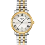 Tissot Classic Traditional/Carson Silver med romerska siffror/Stål 30 mm T122.210.22.033.00