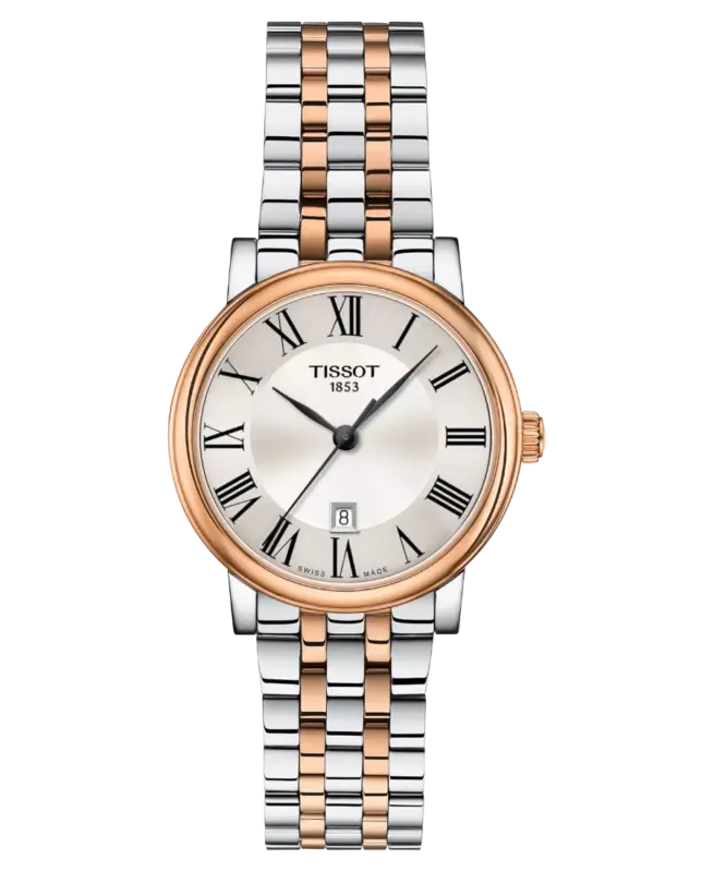 Tissot Carson Premium Lady 30 mm Roséguld PVD T122.210.22.033.01