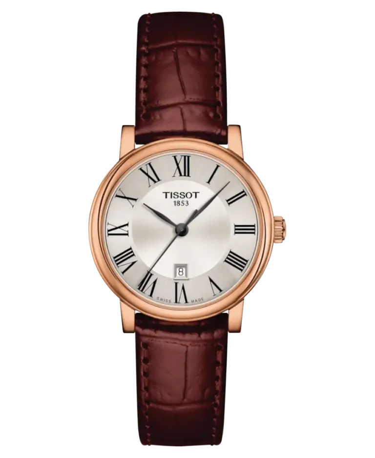 Tissot Carson/T‑Classic Silver/Läder 30 mm T122.210.36.033.00