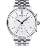 Tissot Classic Traditional/Carson Vit/Stål 41 mm T122.417.11.011.00