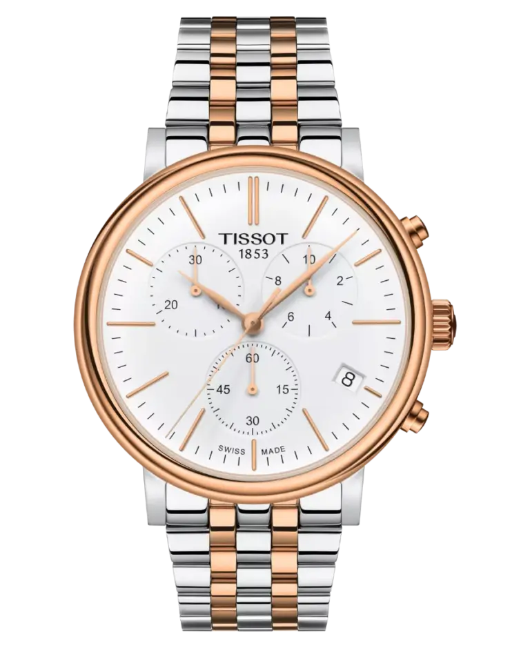 Tissot Classic Traditional/Carson Vit/Stål 41 mm T122.417.22.011.00