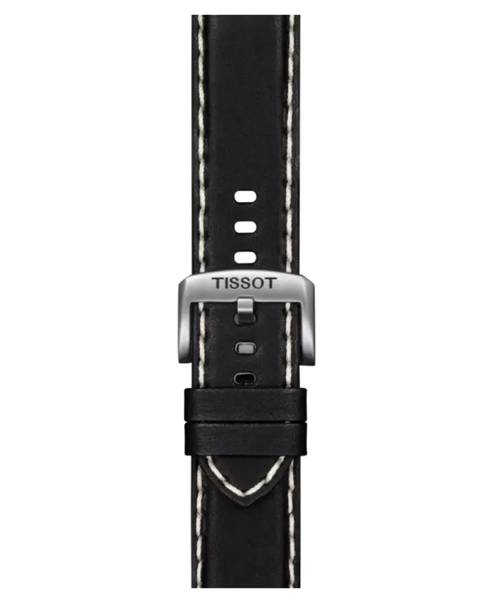 Tissot Supersport Chrono 45.5 mm Svart med svart läderarmband T125.617.16.051.00