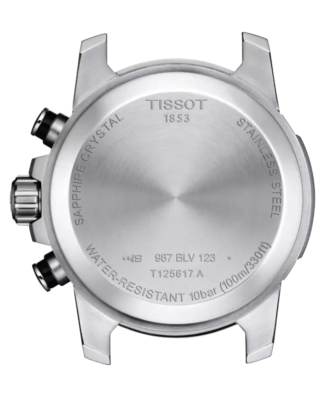 Tissot Supersport Chrono 45.5 mm Svart med svart läderarmband T125.617.16.051.00