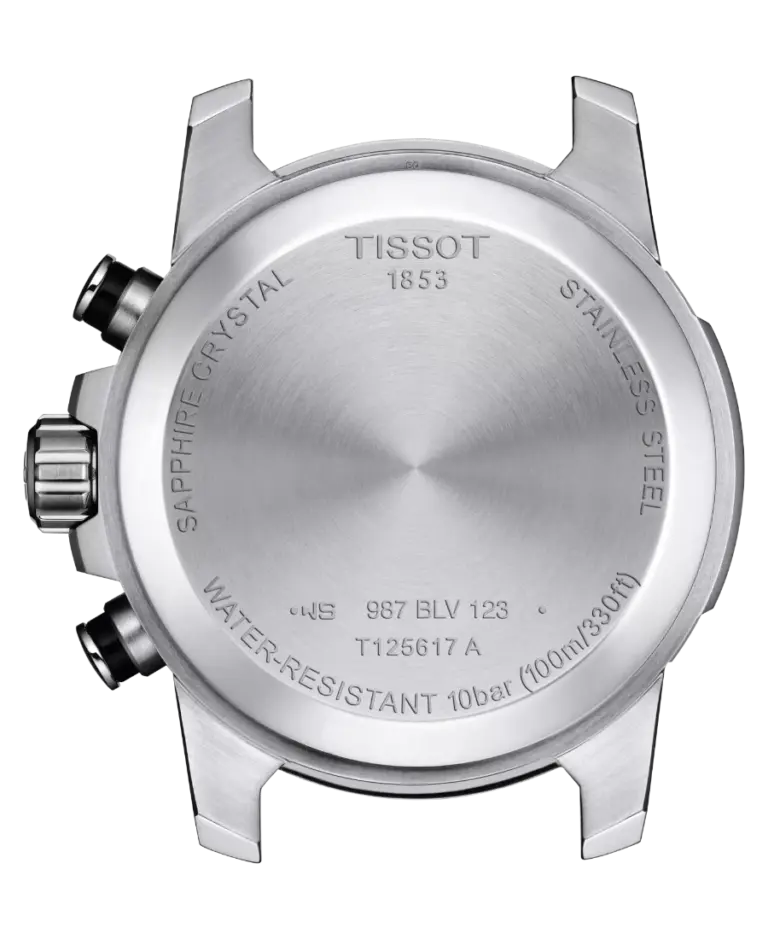 Tissot Sport Svart/Läder 45.5 mm T125.617.16.051.00