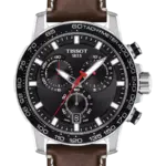 Tissot Sport Svart/Läder 45.5 mm T125.617.16.051.01