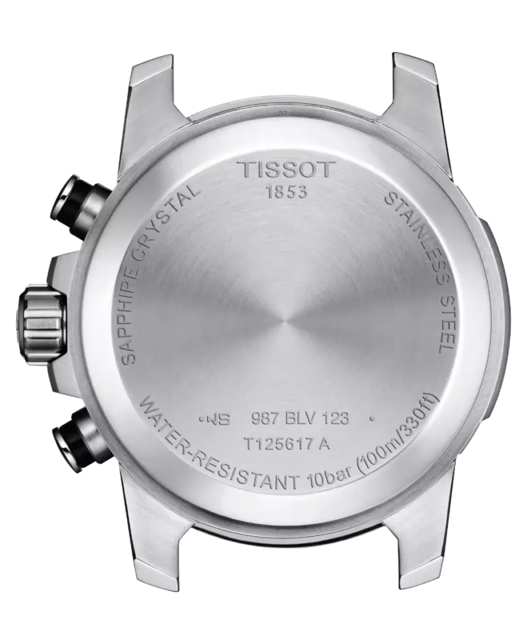 Tissot Sport Svart/Läder 45.5 mm T125.617.16.051.01