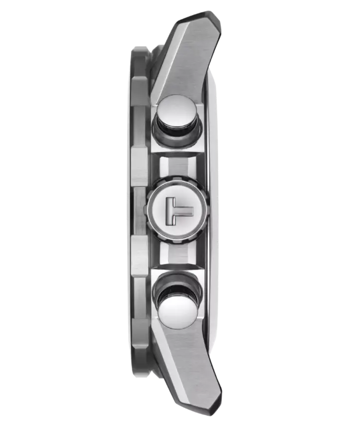 Tissot Supersport Chrono 45.5 mm Svart med brunt läderarmband T125.617.16.051.01