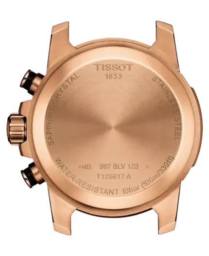 Tissot Supersport Svart/Läder 45,5 mm T125.617.36.051.00