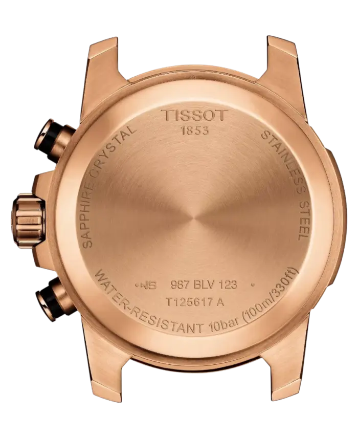 Tissot Supersport Svart/Läder 45,5 mm T125.617.36.051.00