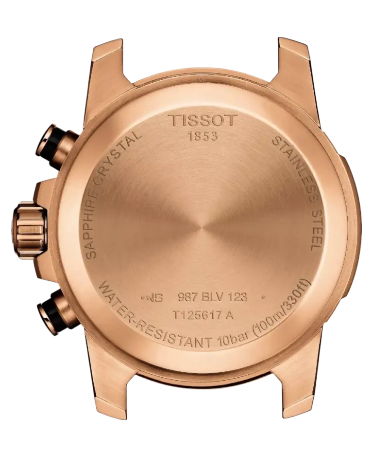 Tissot Supersport Svart/Läder 45.5 mm T125.617.36.051.00
