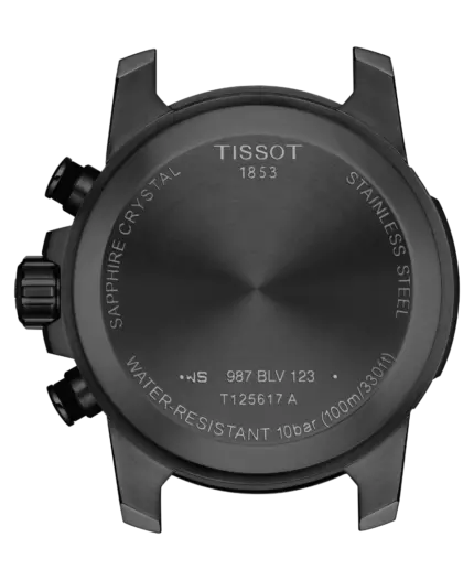 Tissot Supersport Chrono Svart/Läder 45,5 mm T125.617.36.051.01