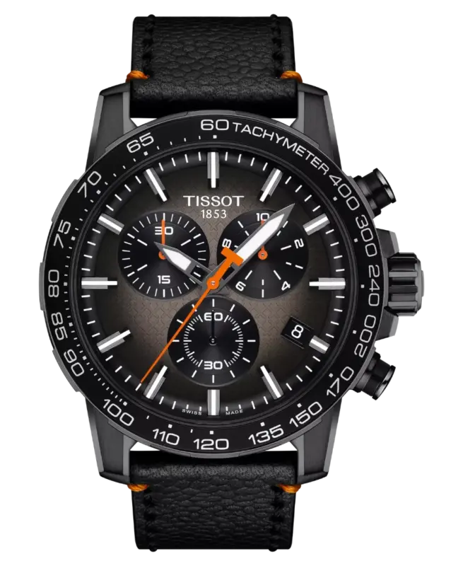 Tissot Supersport Chrono Basketball Edition Svart/Läder 45,5 mm T125.617.36.081.00