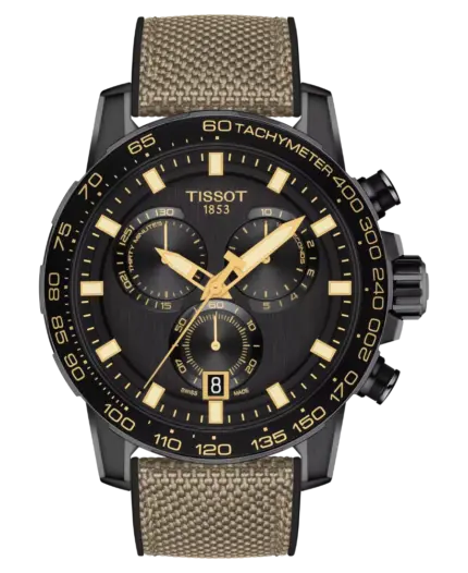 Tissot Supersport Chrono Svart/Gummi 45,5 mm T125.617.37.051.01