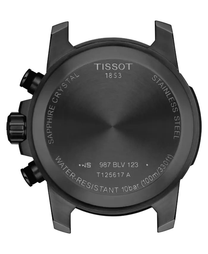 Tissot Supersport Chrono Svart/Gummi 45,5 mm T125.617.37.051.01