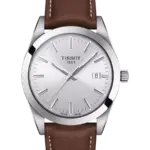 Tissot Gentleman Silver/Läder 40 mm T127.410.16.031.00