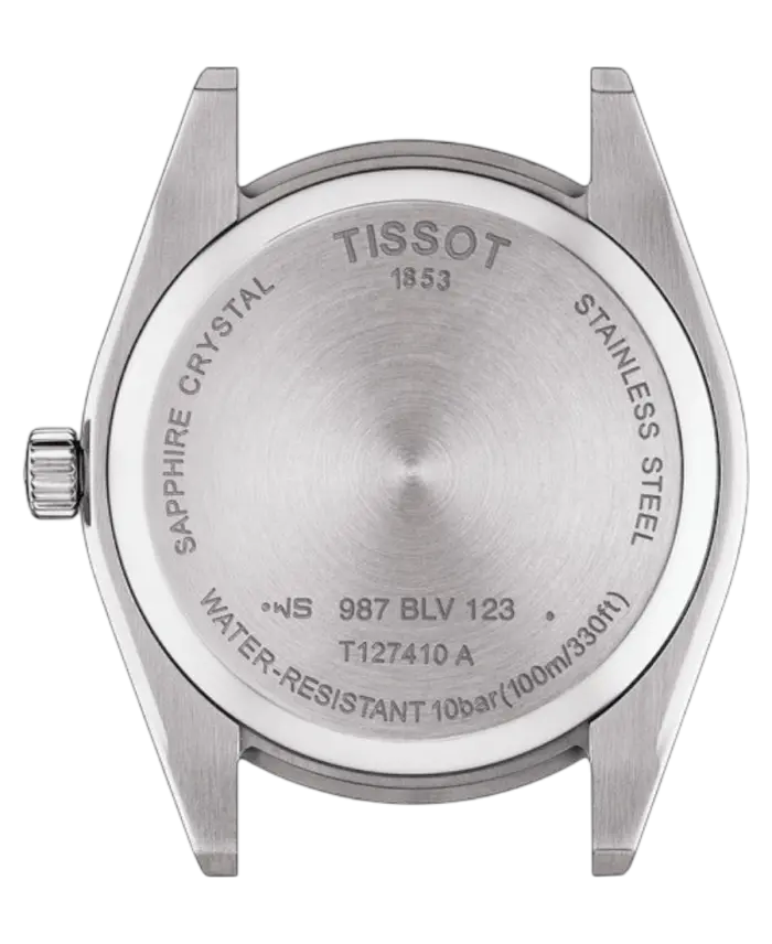 Tissot T-Classic Herrklocka SvartLäder 40 mm T127.410.16.051.00