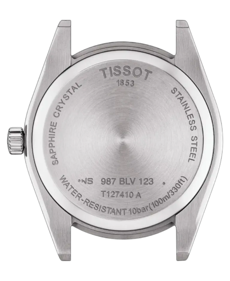 Tissot Gentleman Svart/Läder 40 mm T127.410.16.051.00