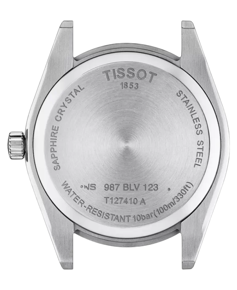 Tissot Gentleman Svart/Läder 40 mm T127.410.16.051.01