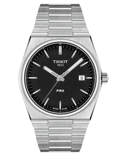 Tissot PRX Herrklocka 40mm Svart/Stål T137.410.11.051.00